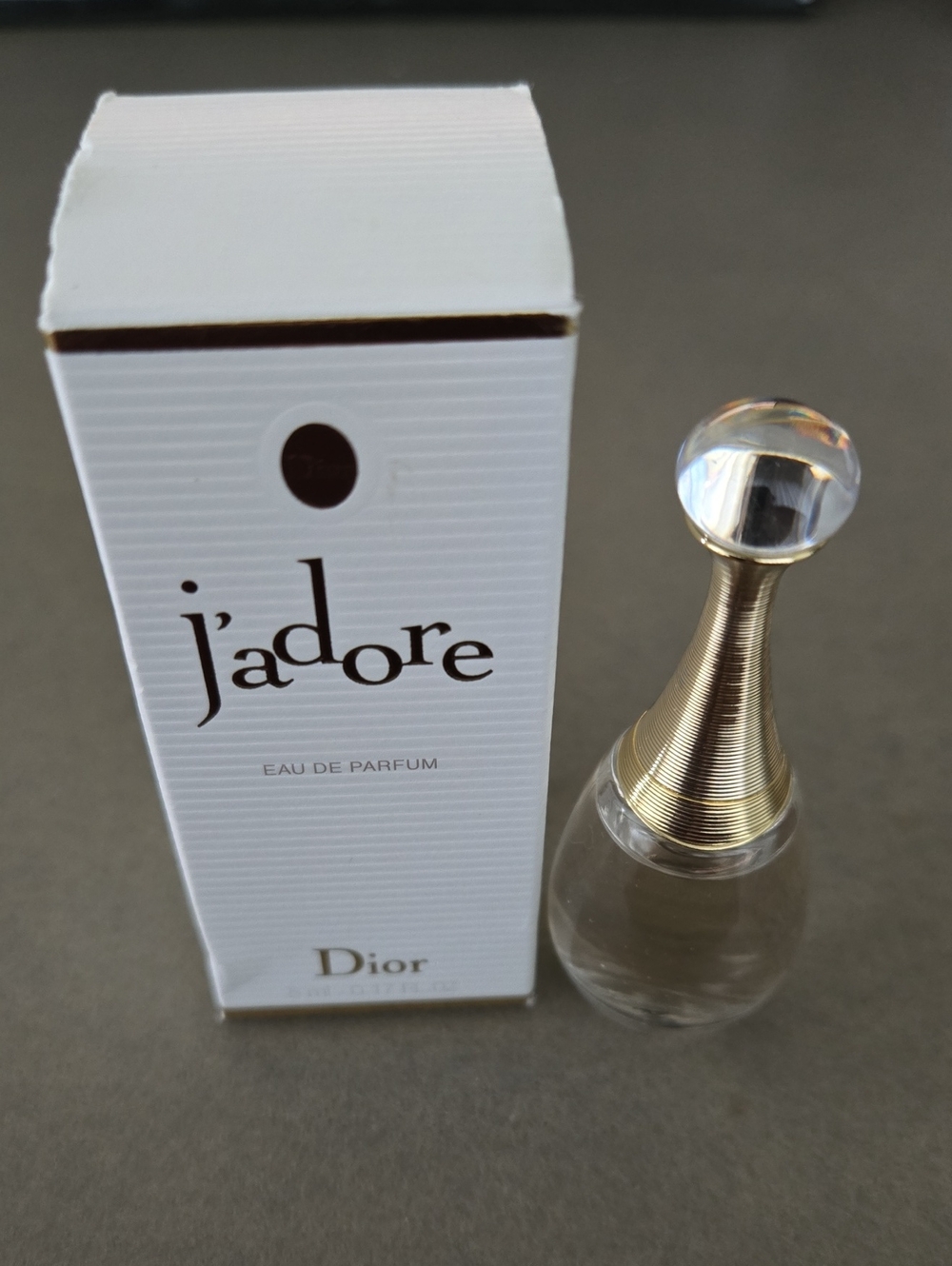New In Box Never Used Dior J'adore collectible bottle cap top Deluxe Mini Trvl